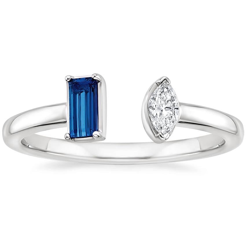 Rose gold diamond engagement ring with surprise diamond details
