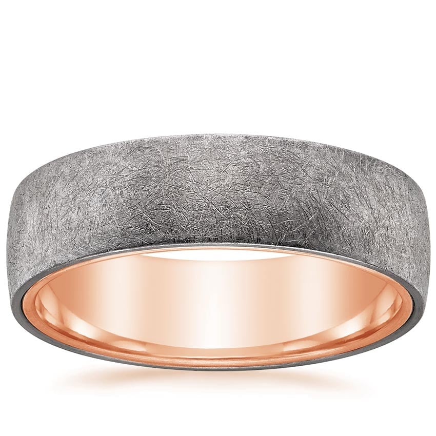 Rose gold diamond engagement ring with surprise diamond details