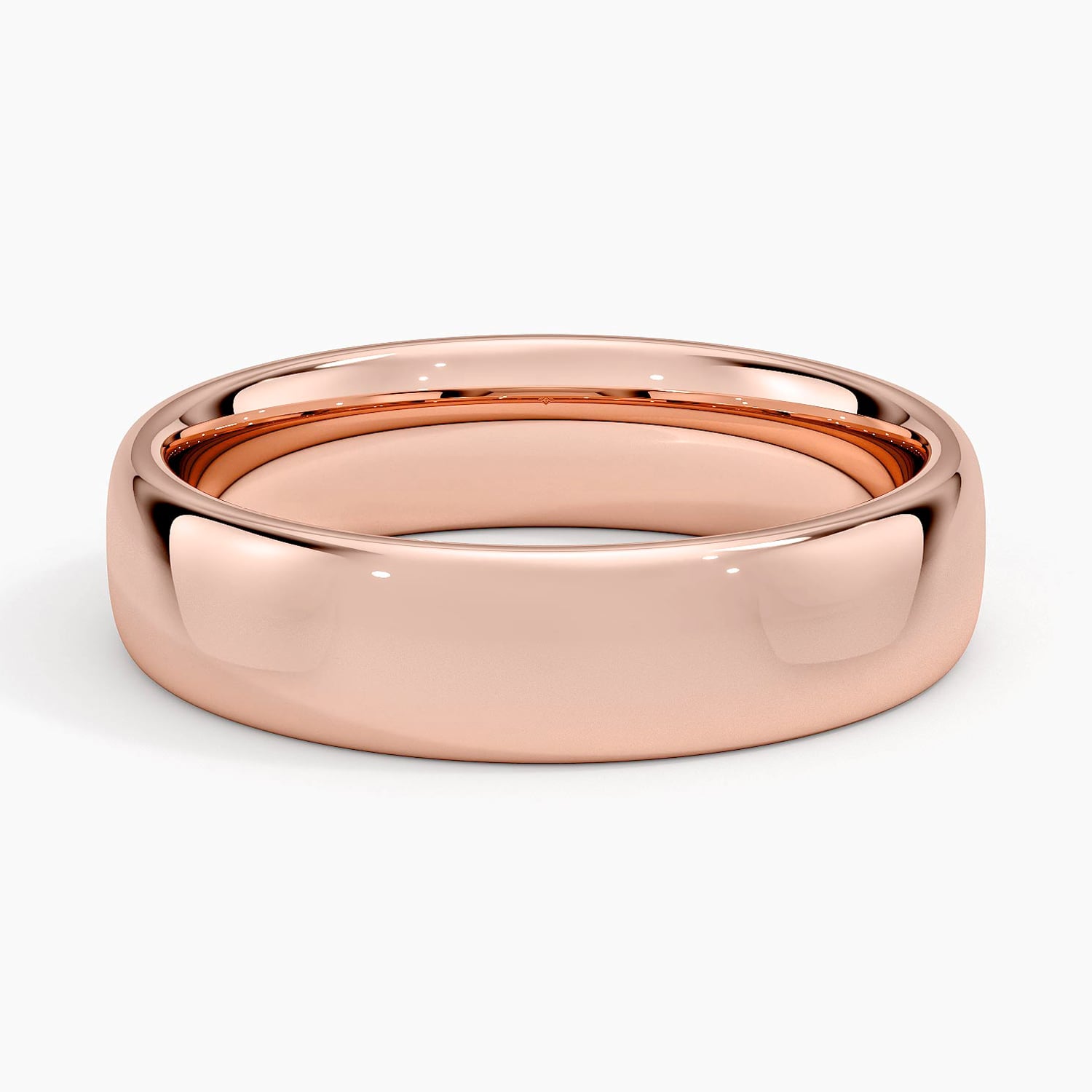 Rose gold diamond engagement ring with surprise diamond details