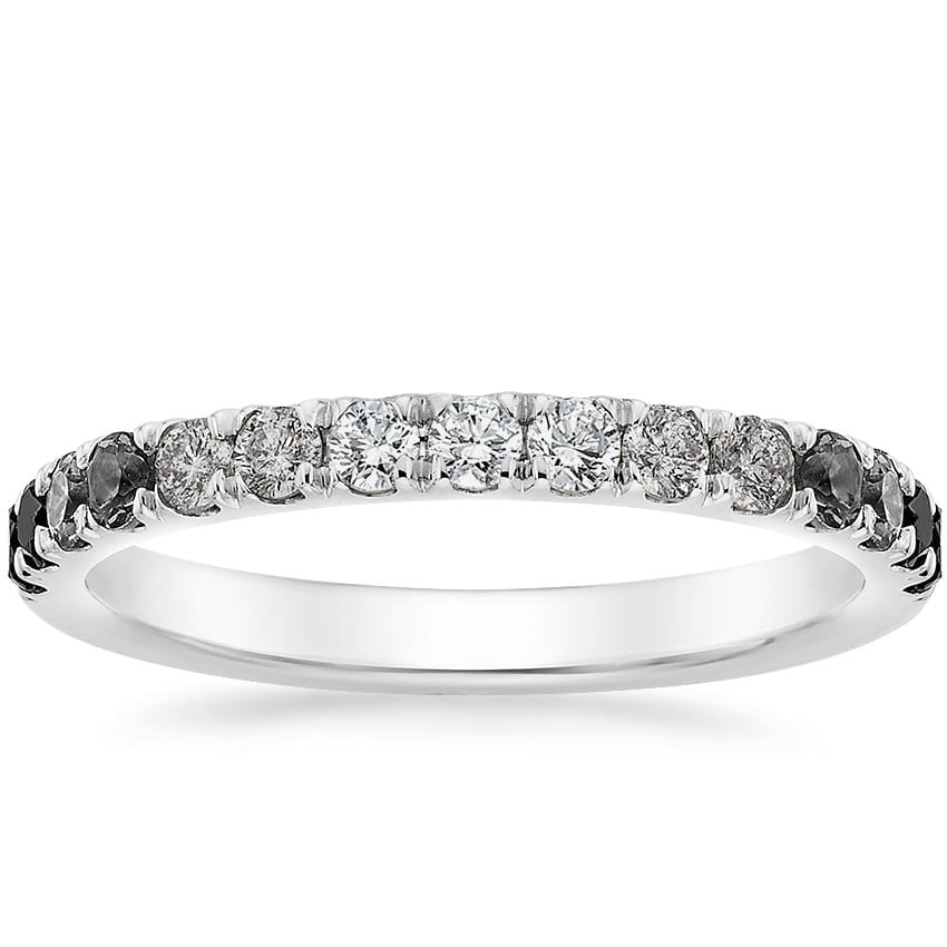 Rose gold diamond engagement ring with surprise diamond details