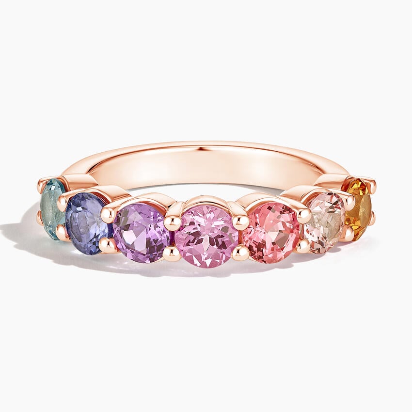 Rose gold diamond engagement ring with surprise diamond details