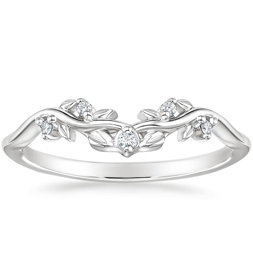 Rose gold diamond engagement ring with surprise diamond details