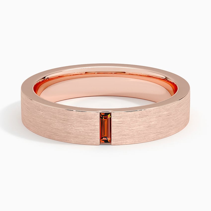 Rose gold diamond engagement ring with surprise diamond details