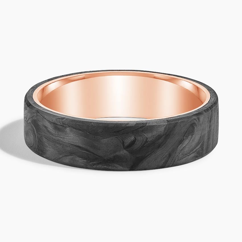 Rose gold diamond engagement ring with surprise diamond details