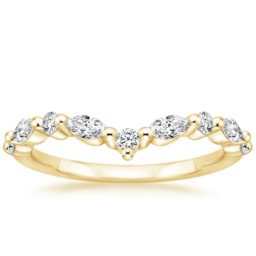 Rose gold diamond engagement ring with surprise diamond details