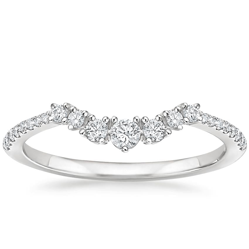 Rose gold diamond engagement ring with surprise diamond details