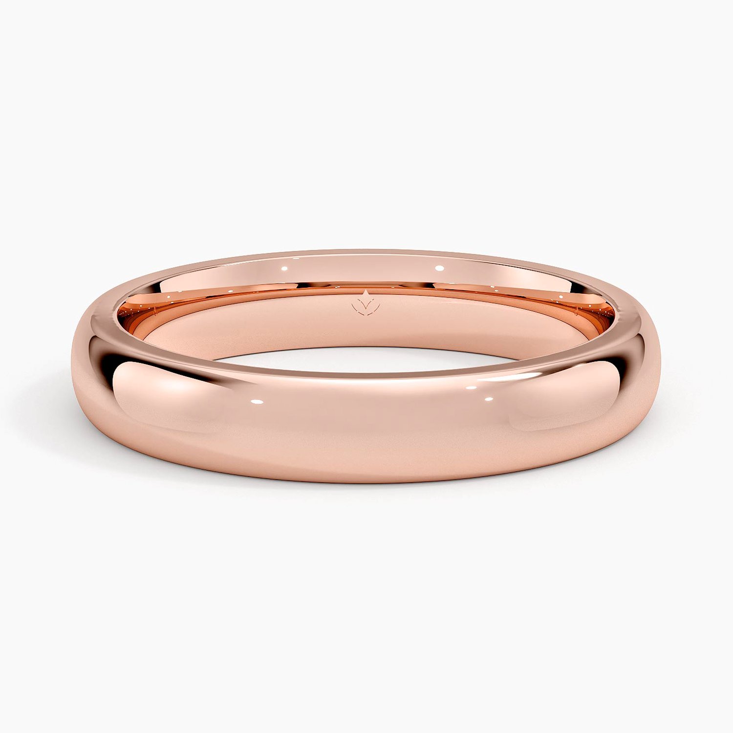 Rose gold diamond engagement ring with surprise diamond details