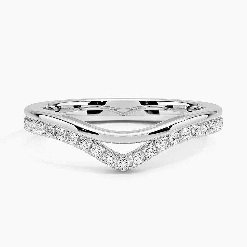 Rose gold diamond engagement ring with surprise diamond details