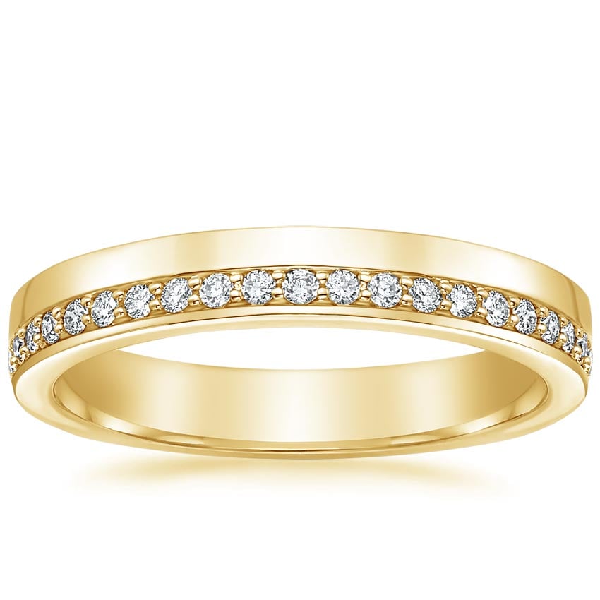 Rose gold diamond engagement ring with surprise diamond details
