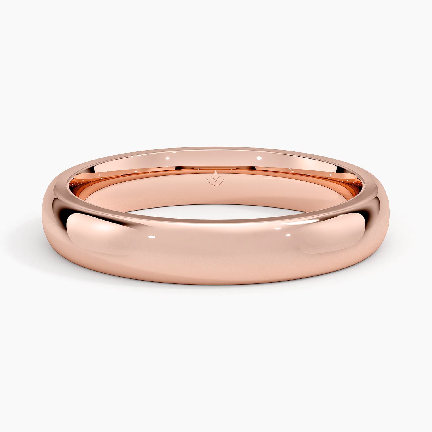 Rose gold diamond engagement ring with surprise diamond details