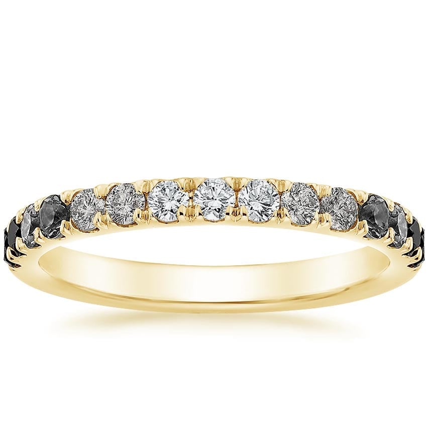 Rose gold diamond engagement ring with surprise diamond details