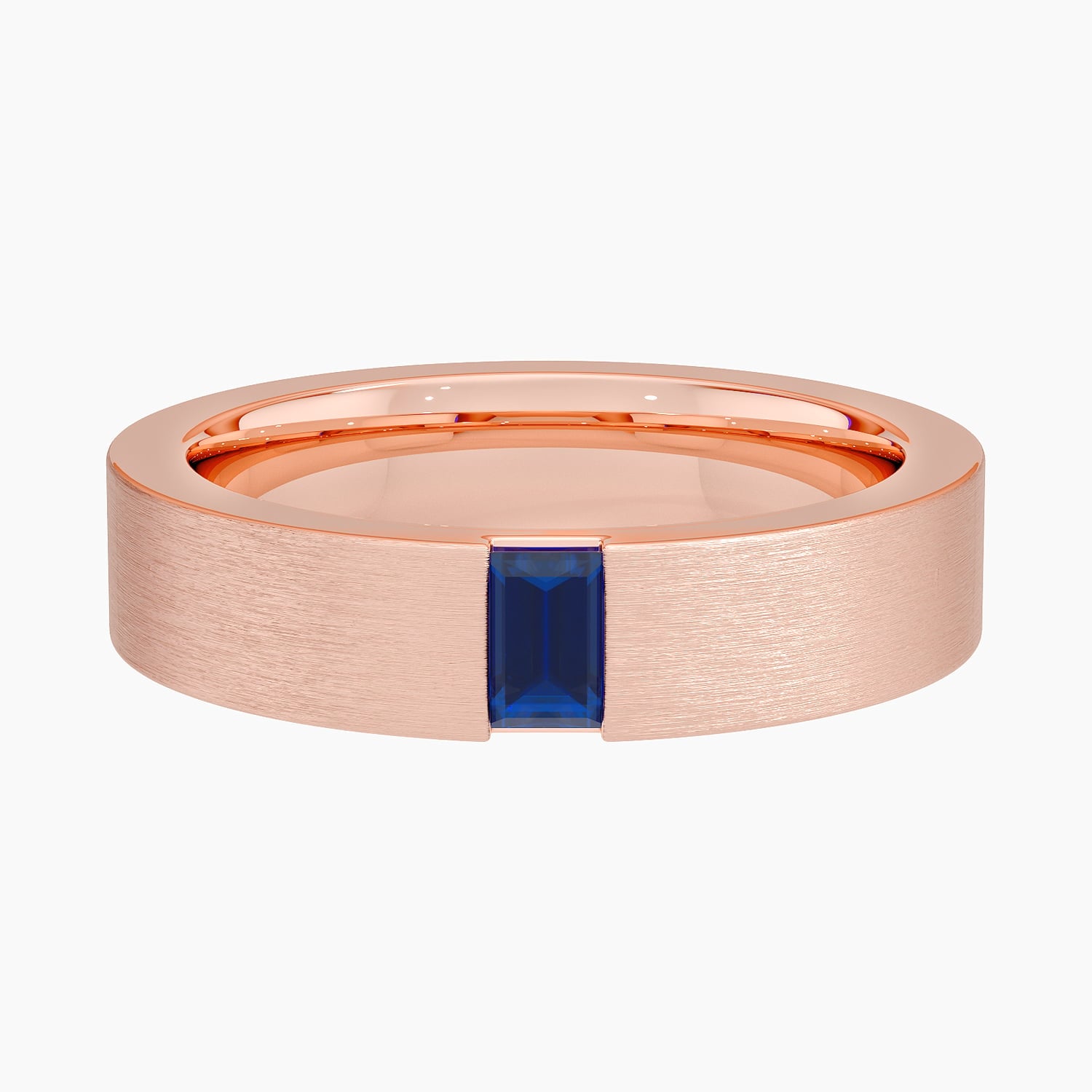 Rose gold diamond engagement ring with surprise diamond details