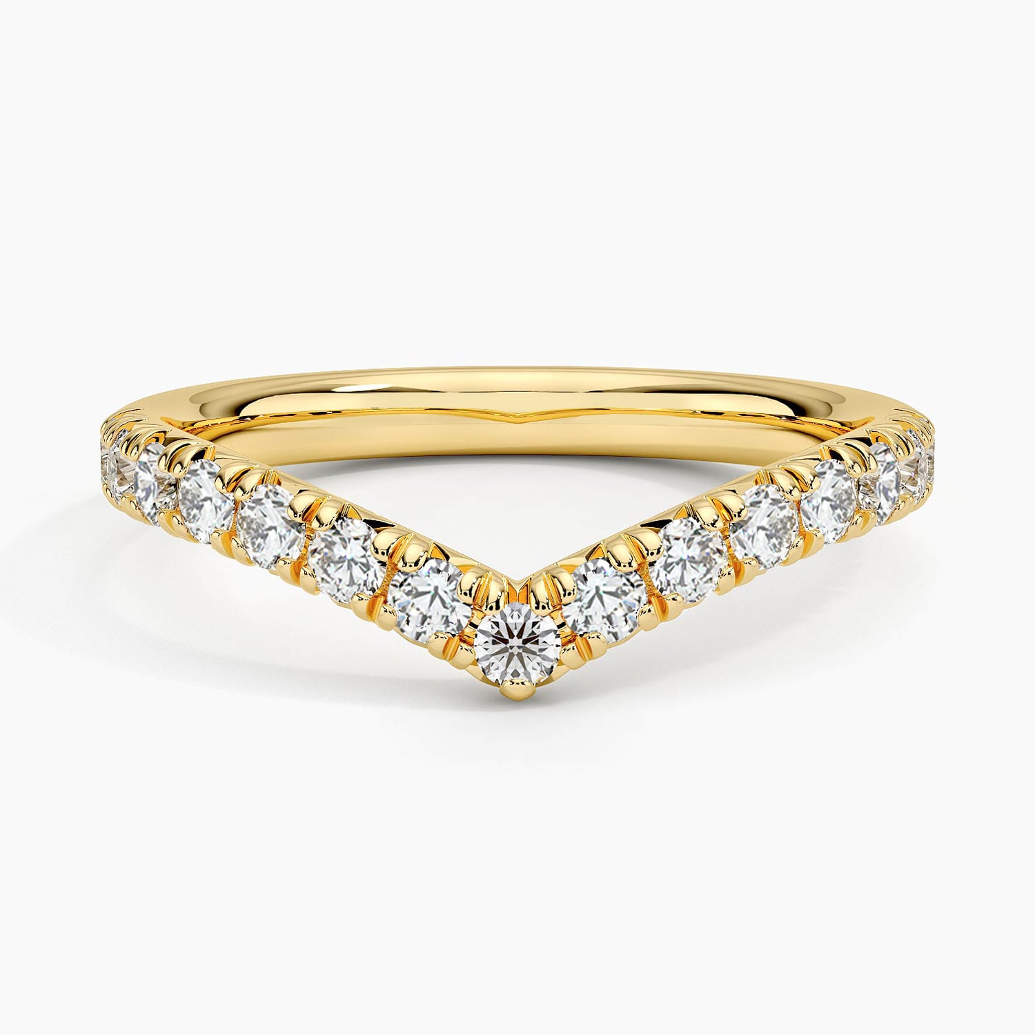 Rose gold diamond engagement ring with surprise diamond details