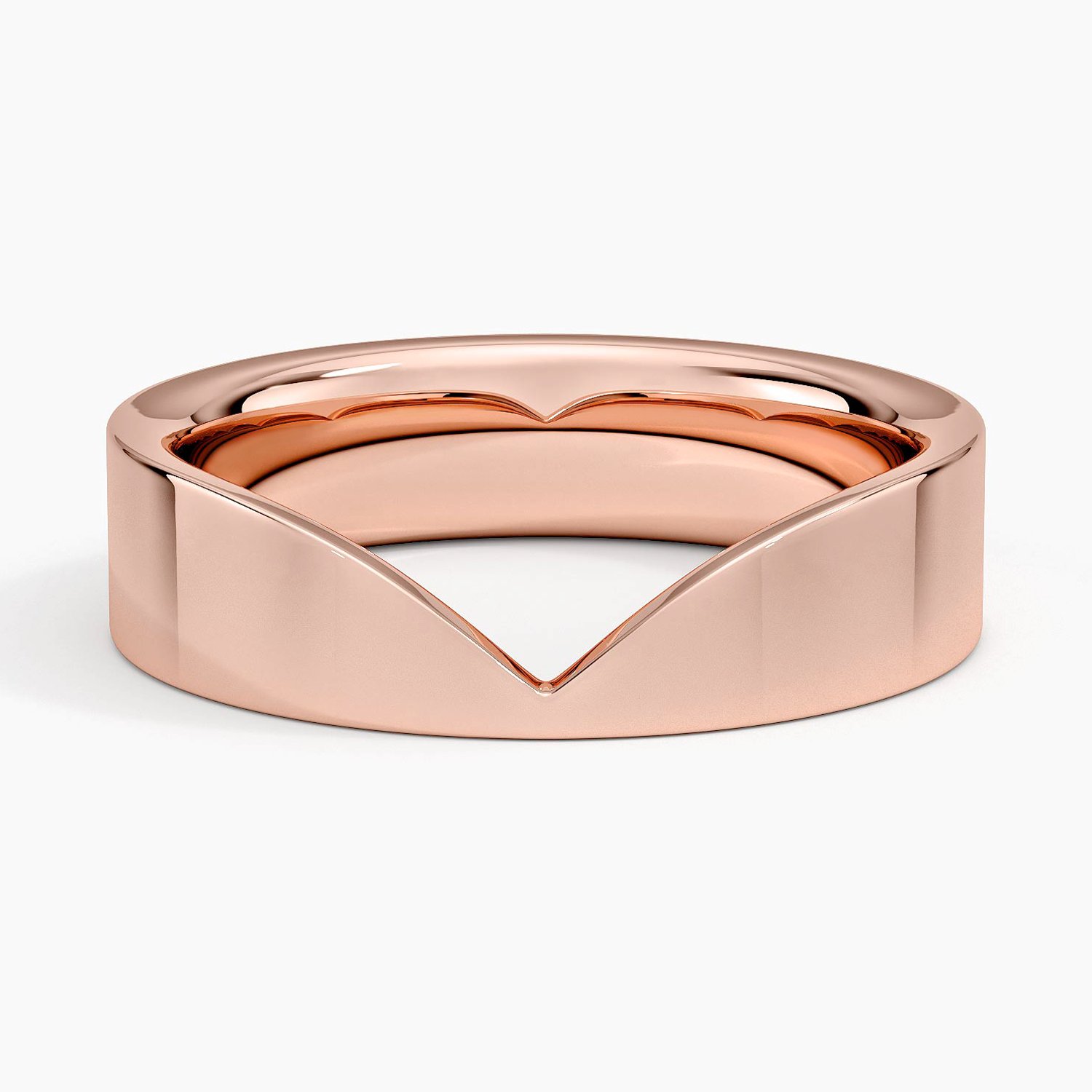 Rose gold diamond engagement ring with surprise diamond details