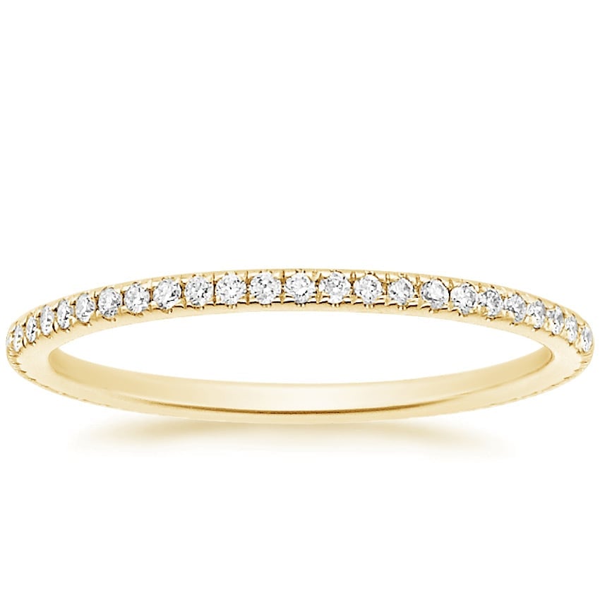 Rose gold diamond engagement ring with surprise diamond details