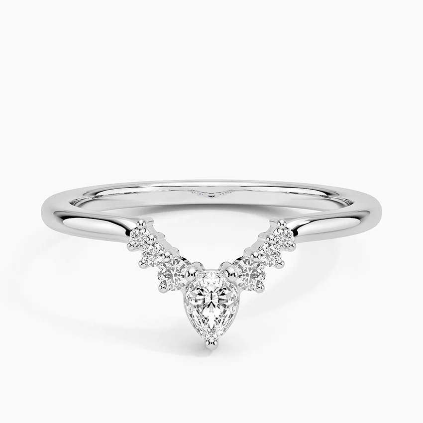 Rose gold diamond engagement ring with surprise diamond details
