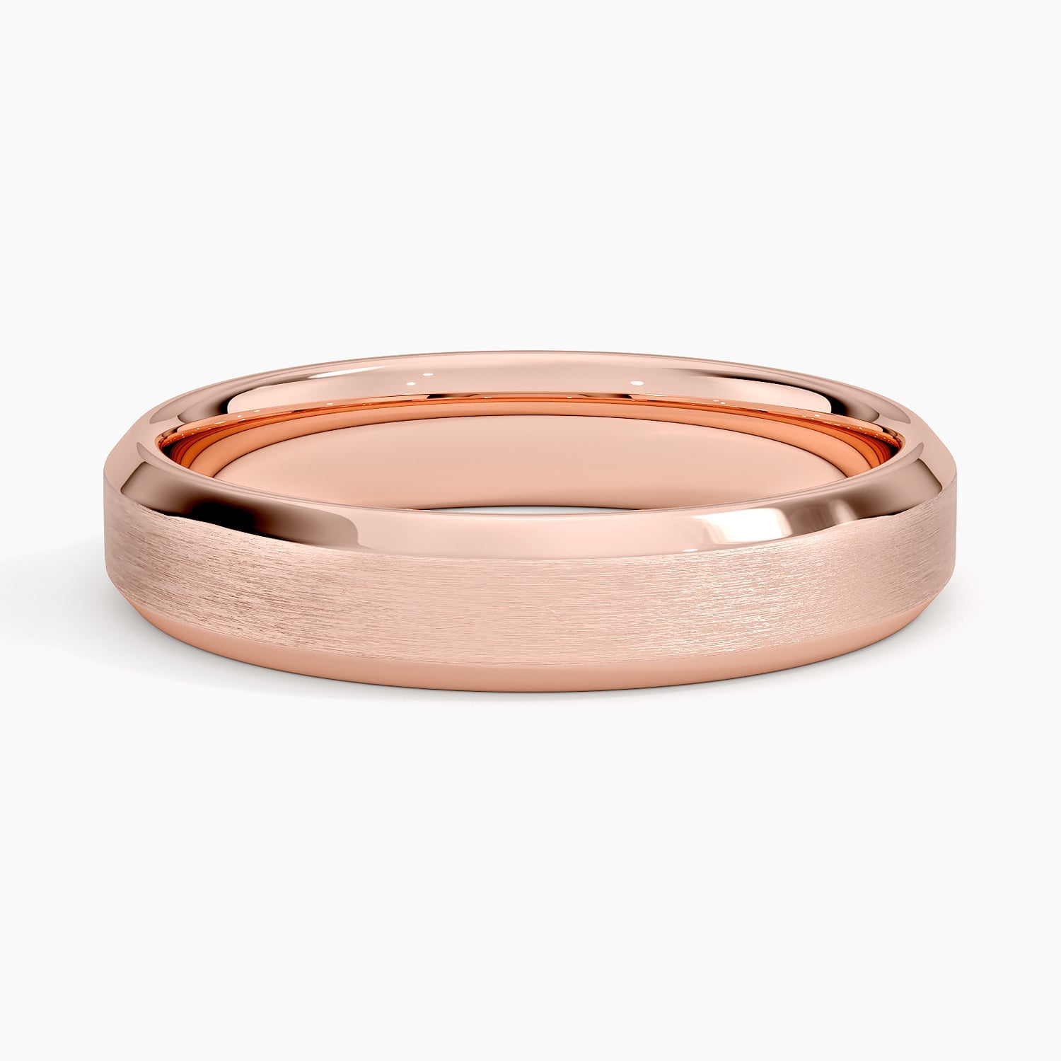 Rose gold diamond engagement ring with surprise diamond details