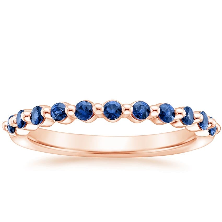 Rose gold diamond engagement ring with surprise diamond details