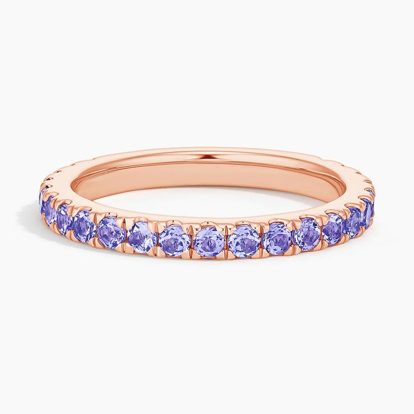 Rose gold diamond engagement ring with surprise diamond details