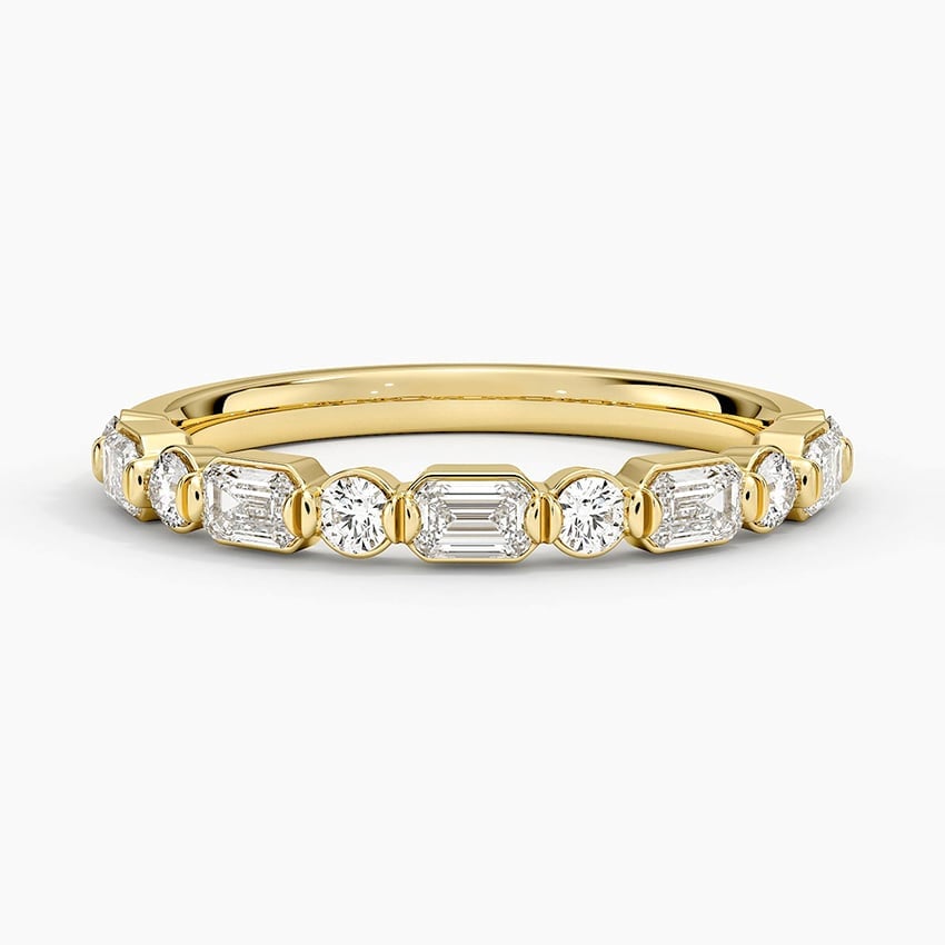 Rose gold diamond engagement ring with surprise diamond details