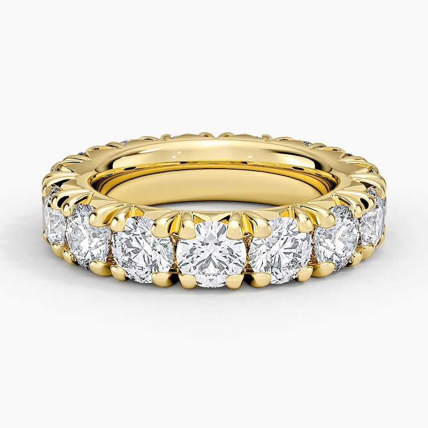 Rose gold diamond engagement ring with surprise diamond details