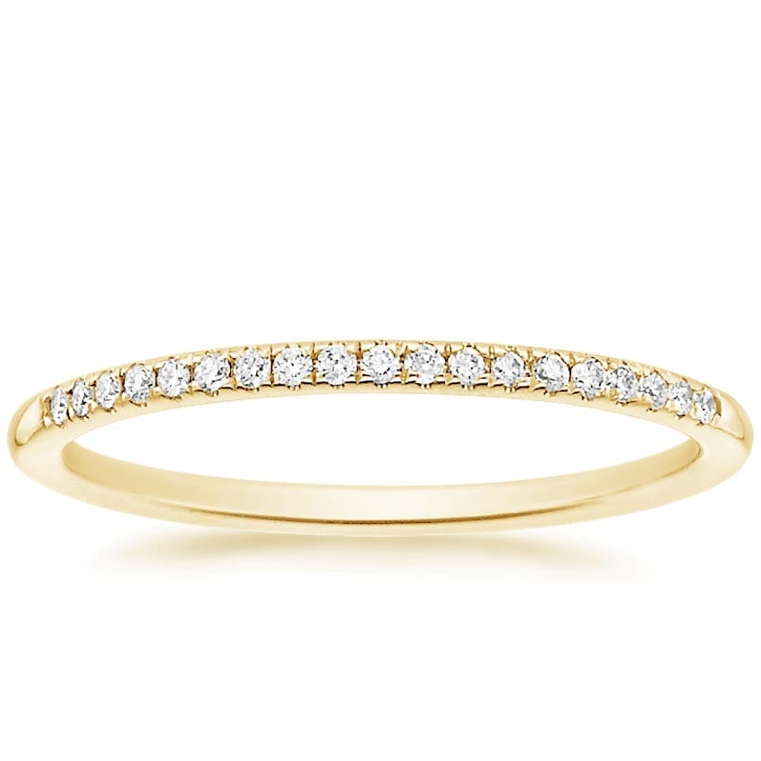 Rose gold diamond engagement ring with surprise diamond details
