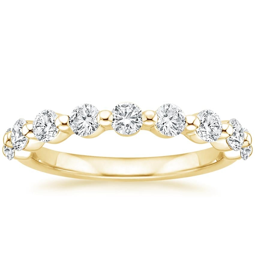 Rose gold diamond engagement ring with surprise diamond details