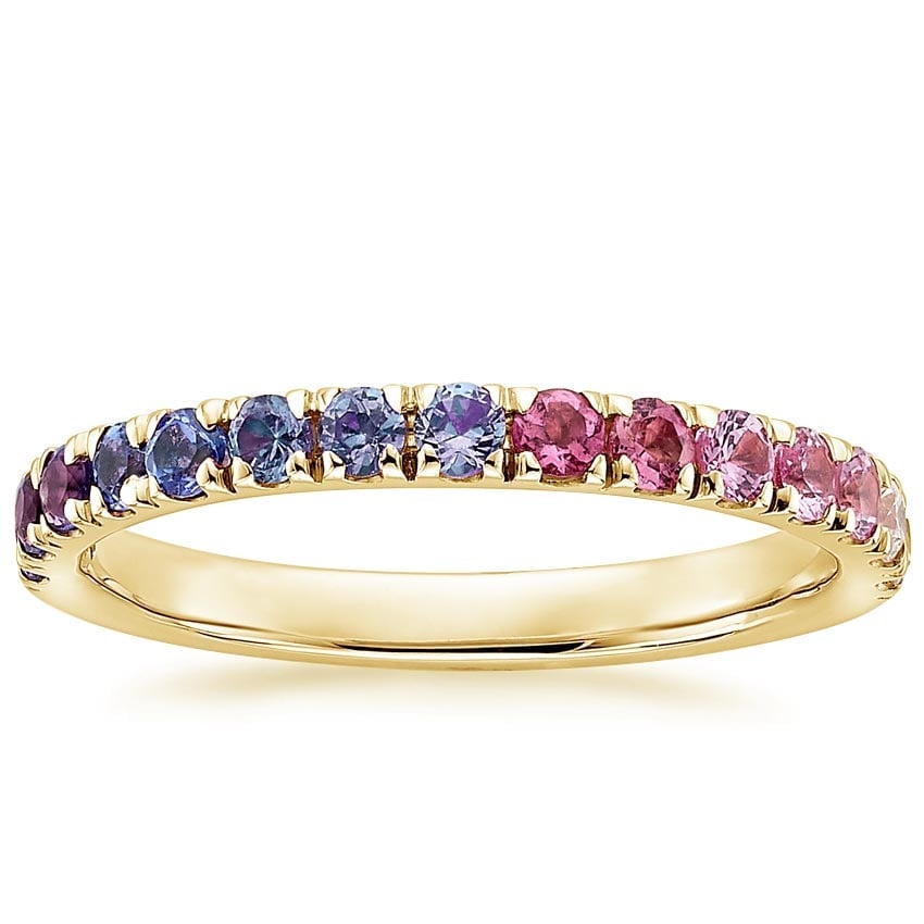 Rose gold diamond engagement ring with surprise diamond details