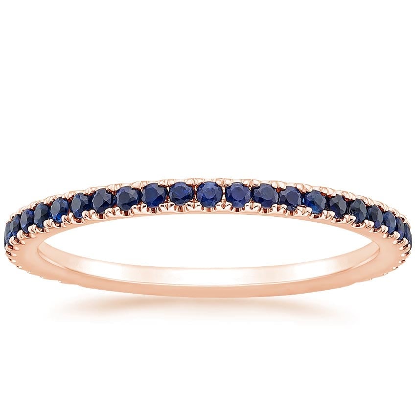 Rose gold diamond engagement ring with surprise diamond details
