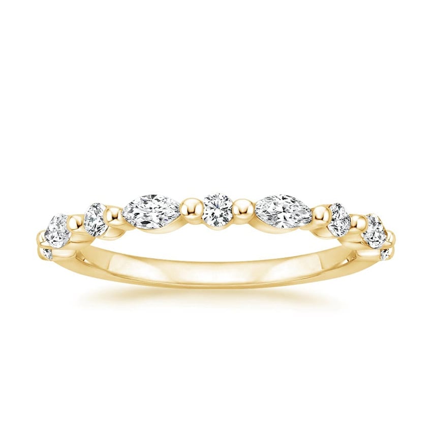 Rose gold diamond engagement ring with surprise diamond details