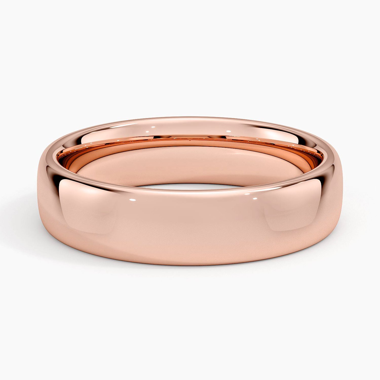 Rose gold diamond engagement ring with surprise diamond details