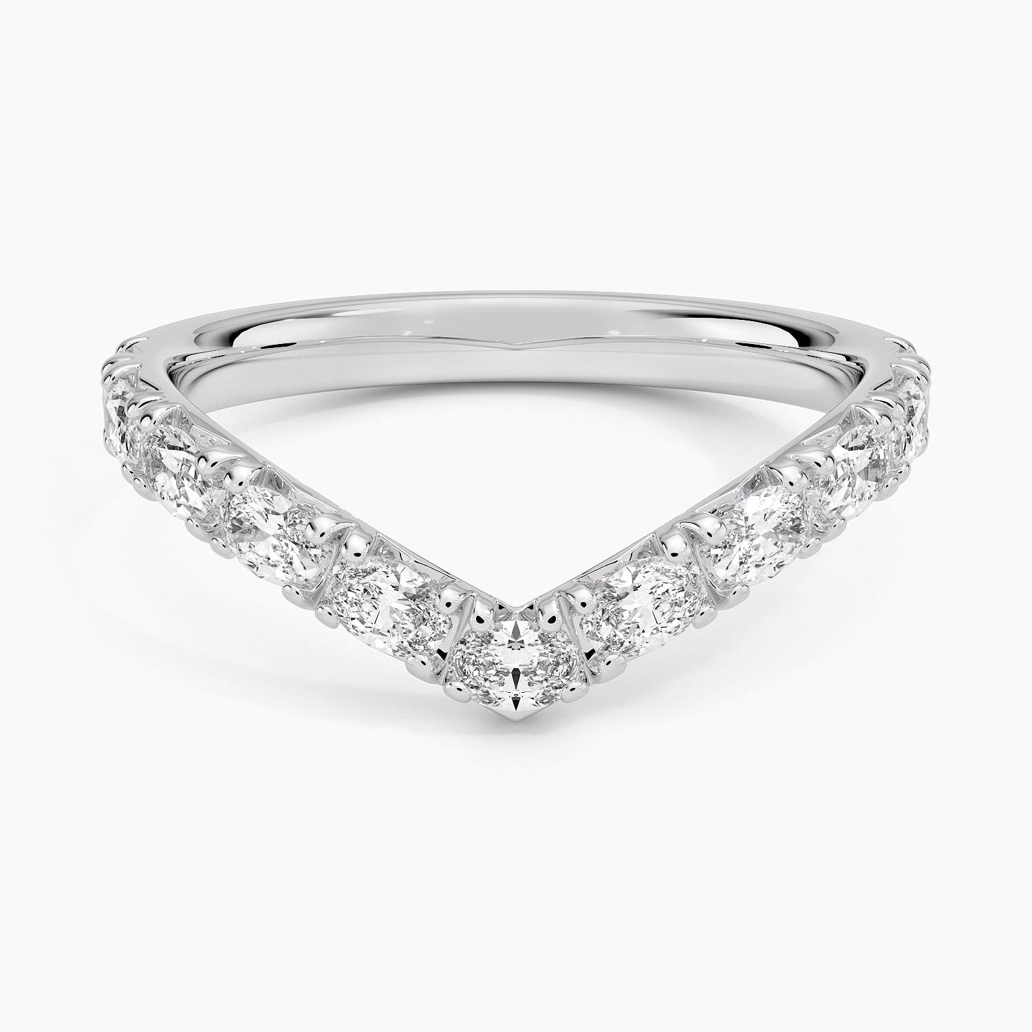 Rose gold diamond engagement ring with surprise diamond details