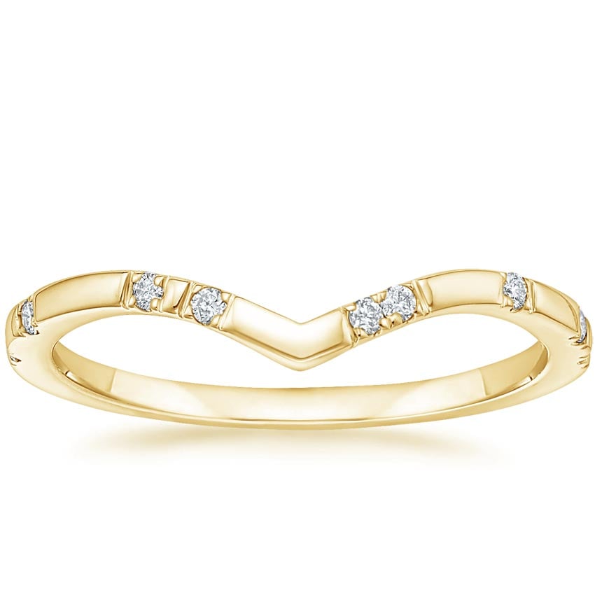 Rose gold diamond engagement ring with surprise diamond details