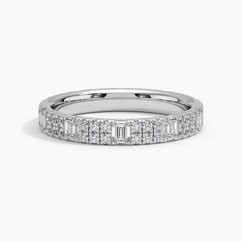 Rose gold diamond engagement ring with surprise diamond details