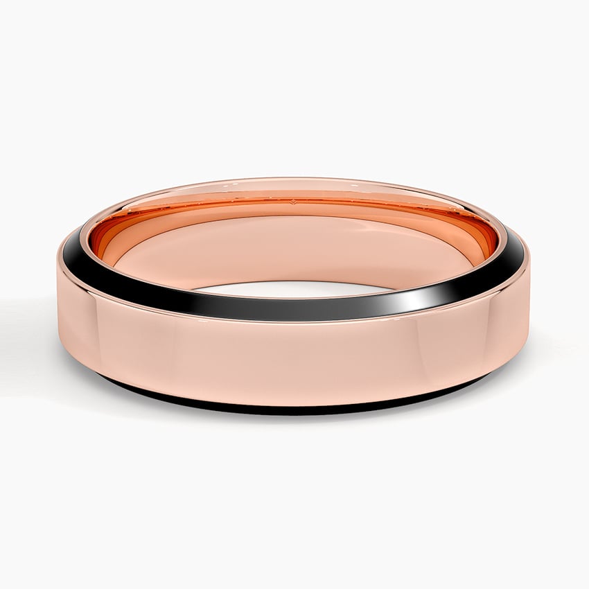 Rose gold diamond engagement ring with surprise diamond details