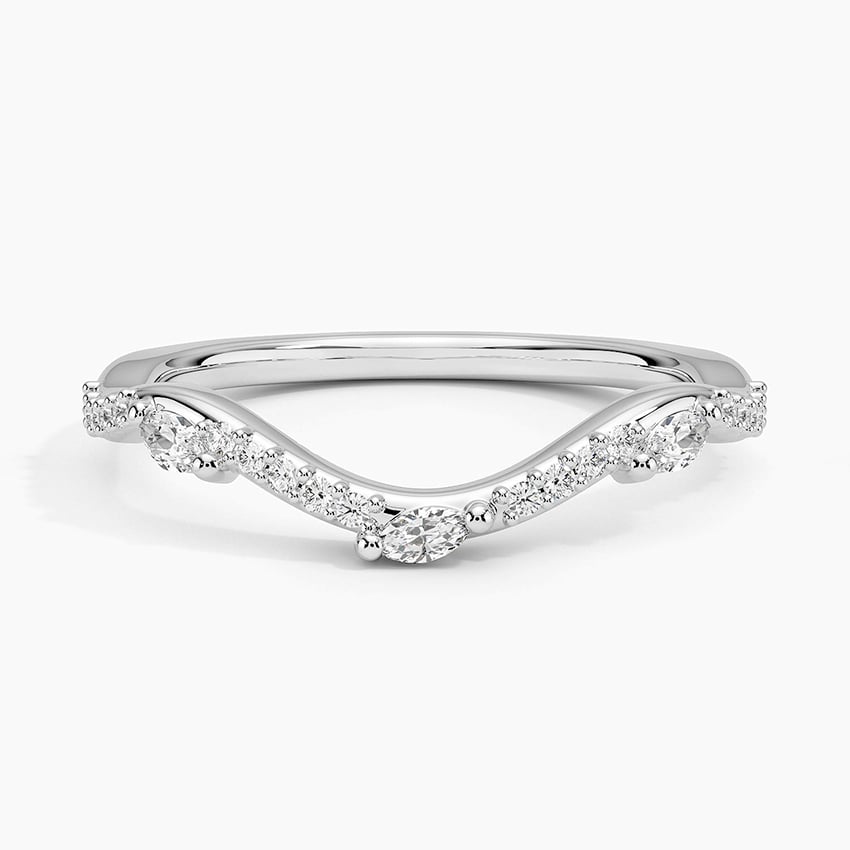 Rose gold diamond engagement ring with surprise diamond details
