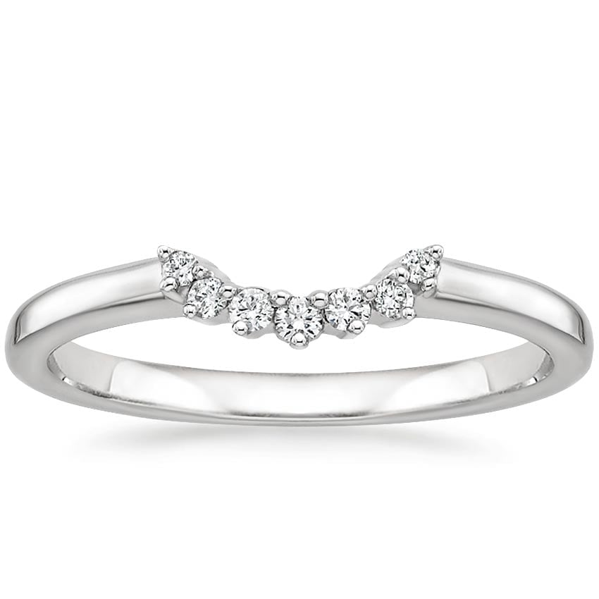 Rose gold diamond engagement ring with surprise diamond details
