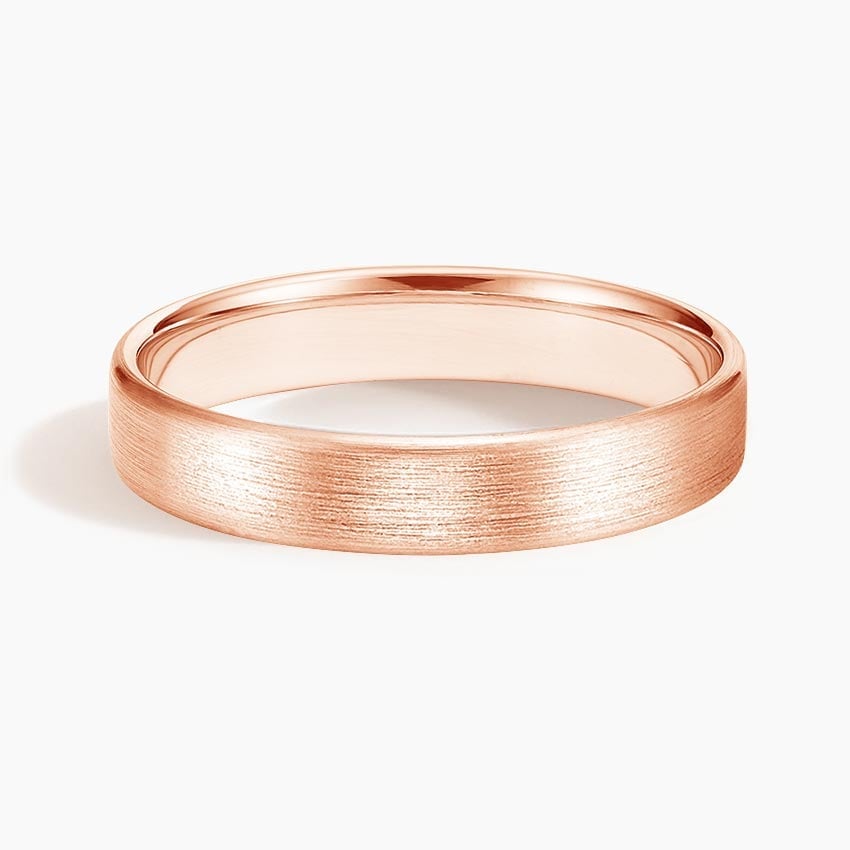 Rose gold diamond engagement ring with surprise diamond details