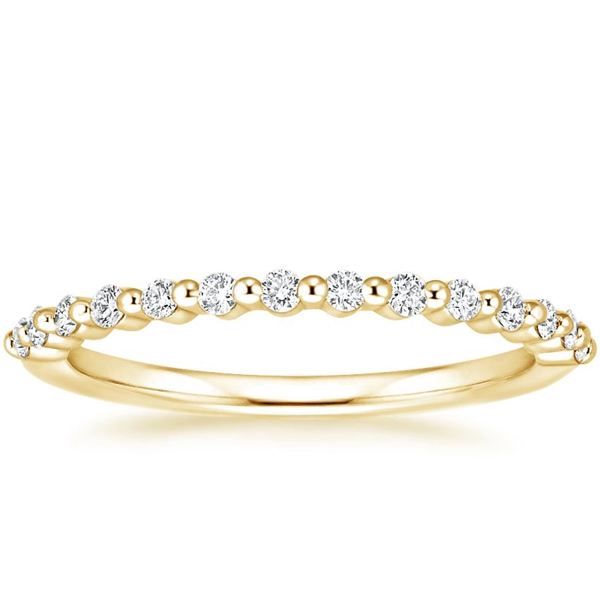Rose gold diamond engagement ring with surprise diamond details