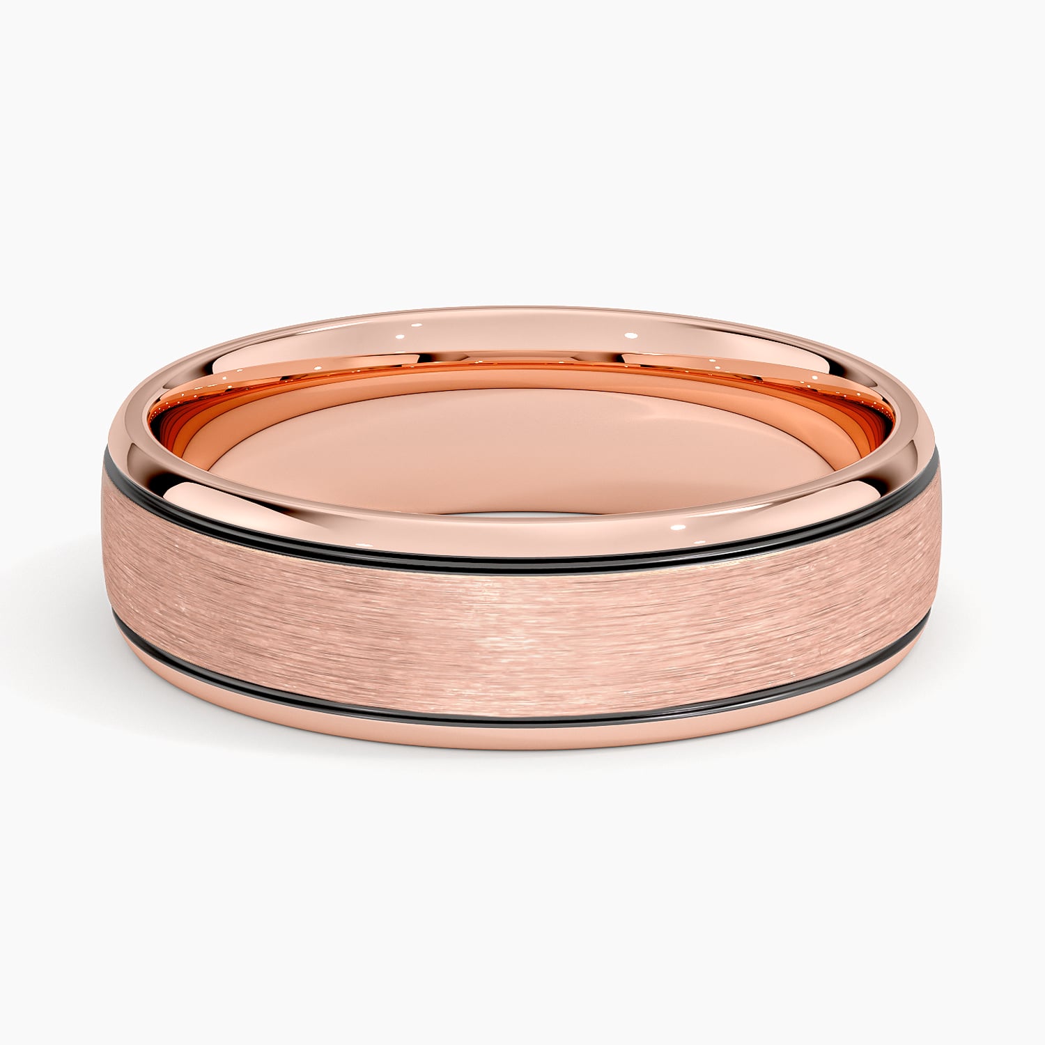 Rose gold diamond engagement ring with surprise diamond details