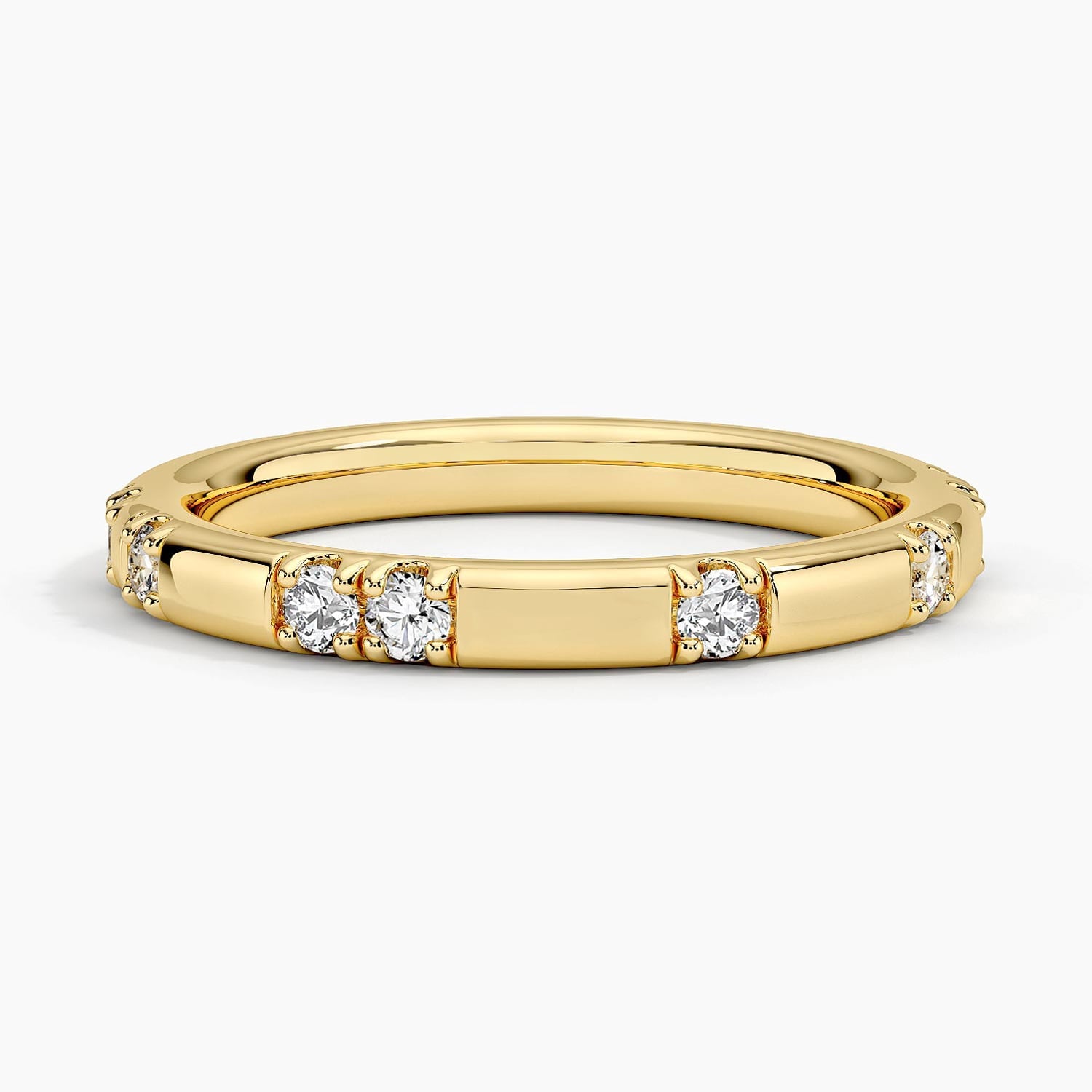 Rose gold diamond engagement ring with surprise diamond details