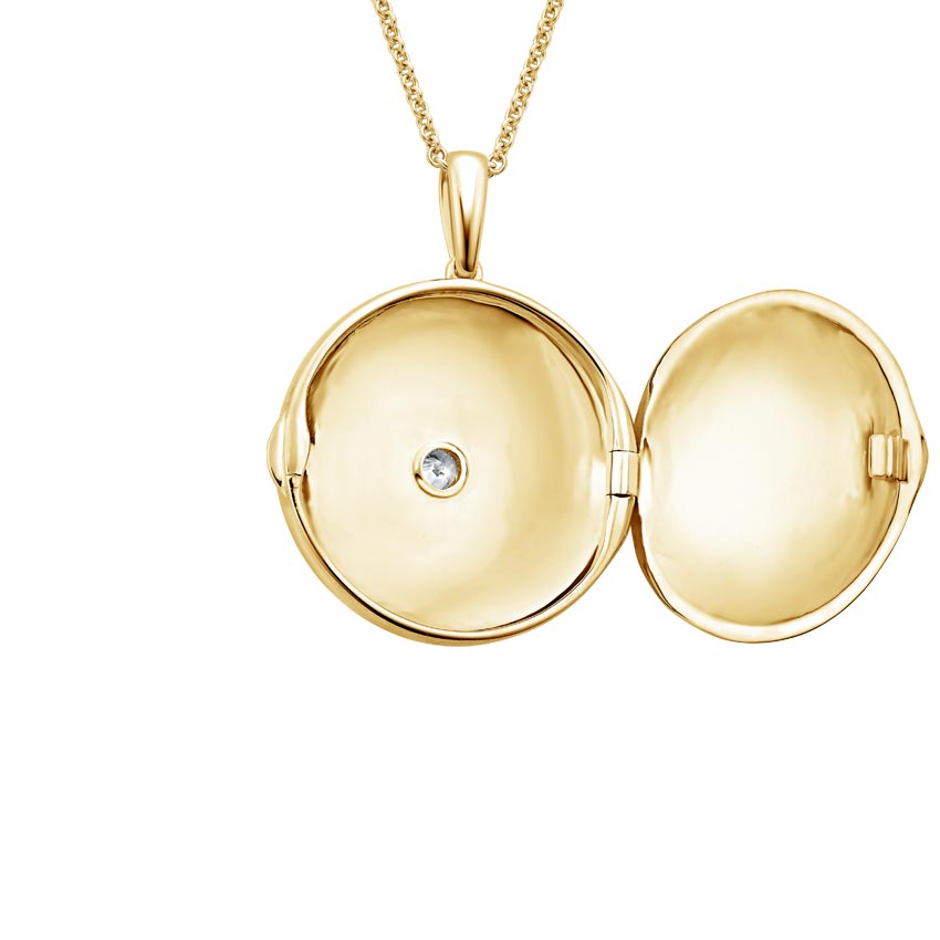 Rose gold diamond engagement ring with surprise diamond details