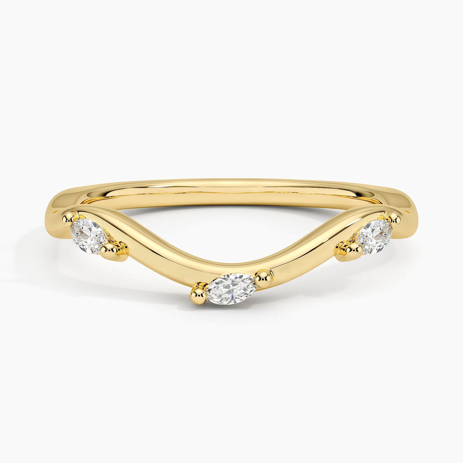 Rose gold diamond engagement ring with surprise diamond details