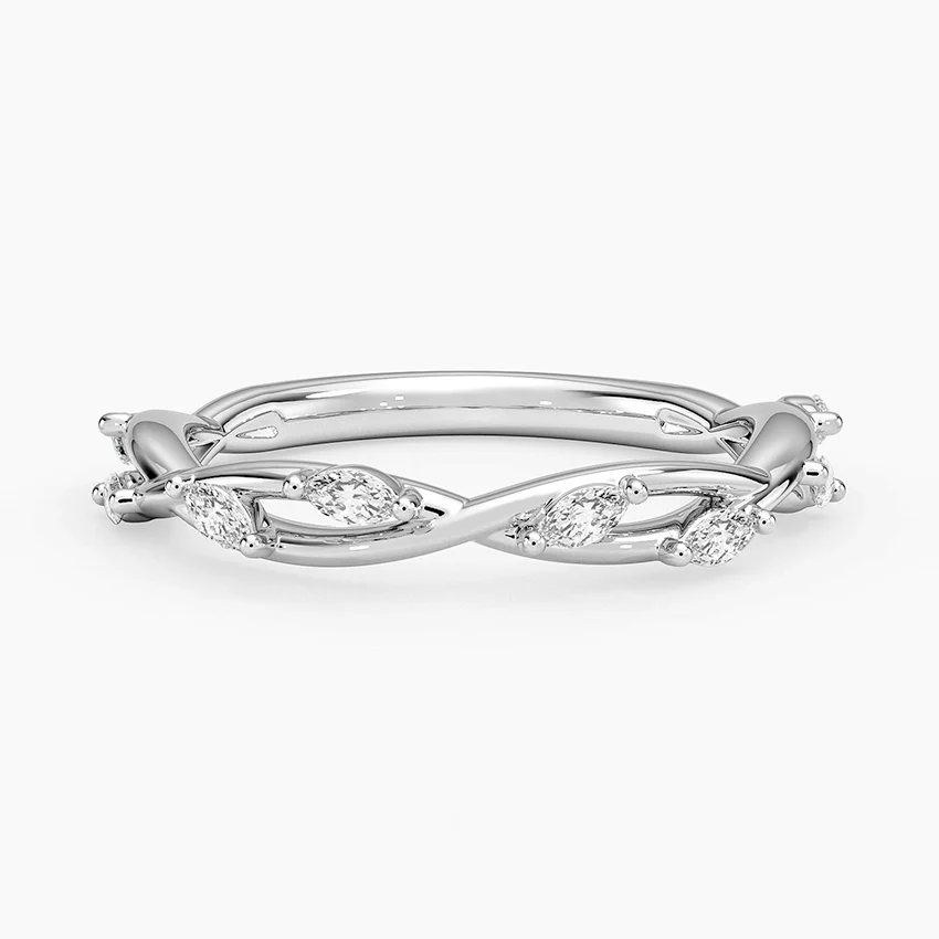 Rose gold diamond engagement ring with surprise diamond details