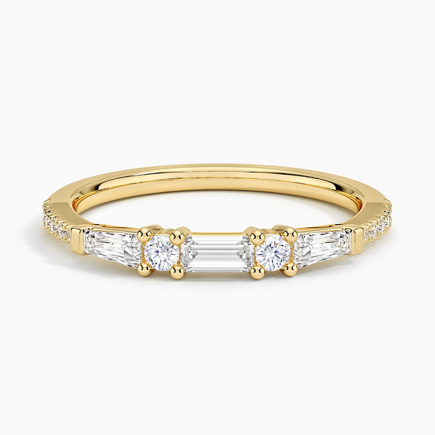 Rose gold diamond engagement ring with surprise diamond details