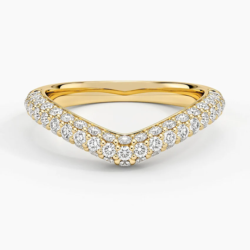 Rose gold diamond engagement ring with surprise diamond details
