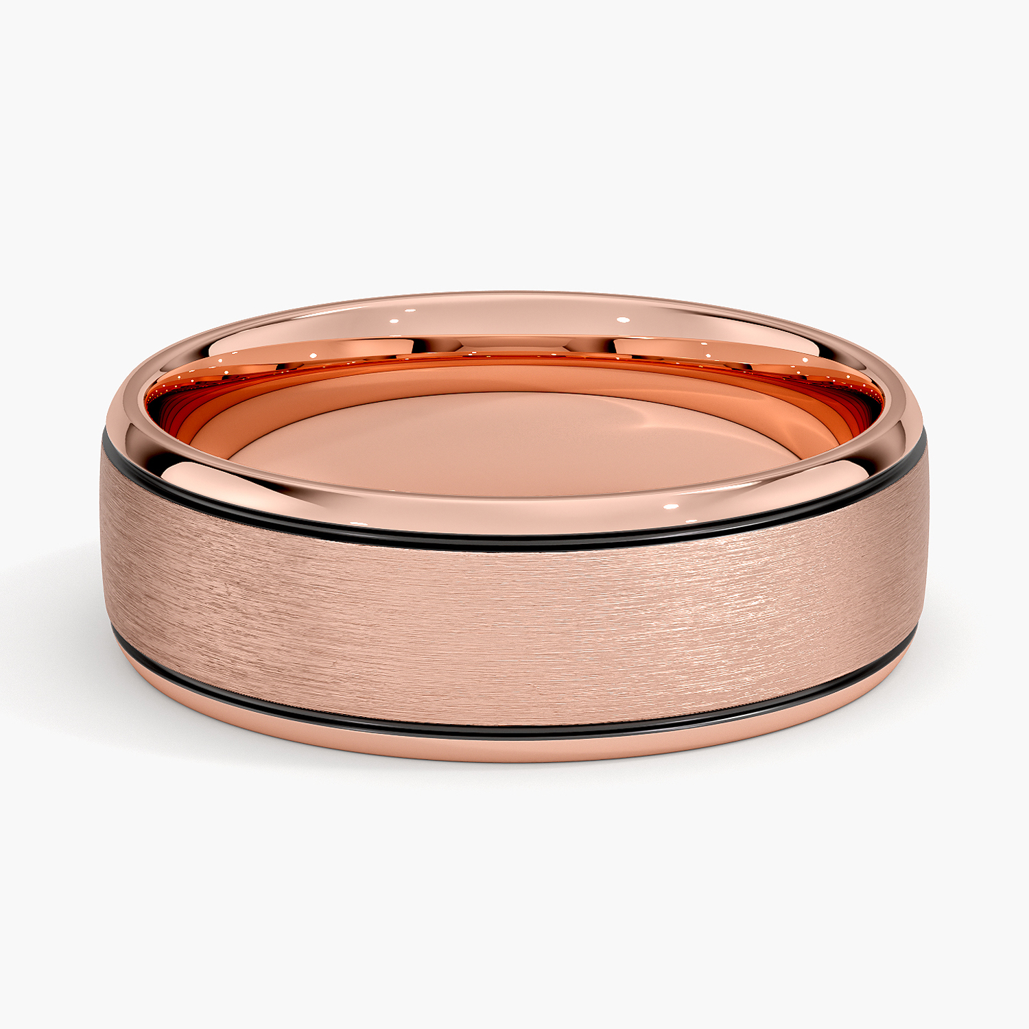 Rose gold diamond engagement ring with surprise diamond details