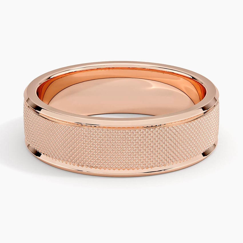 Rose gold diamond engagement ring with surprise diamond details