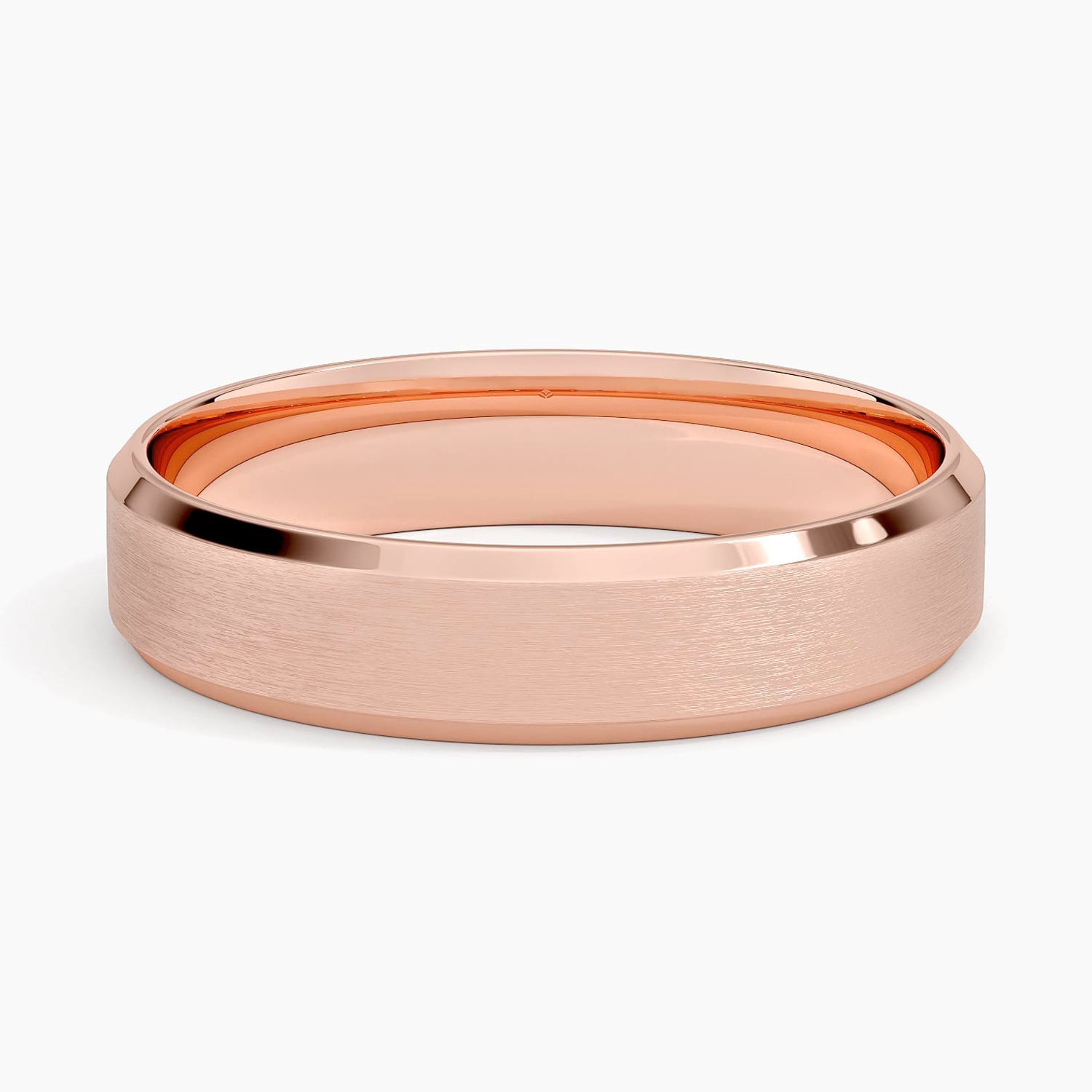 Rose gold diamond engagement ring with surprise diamond details