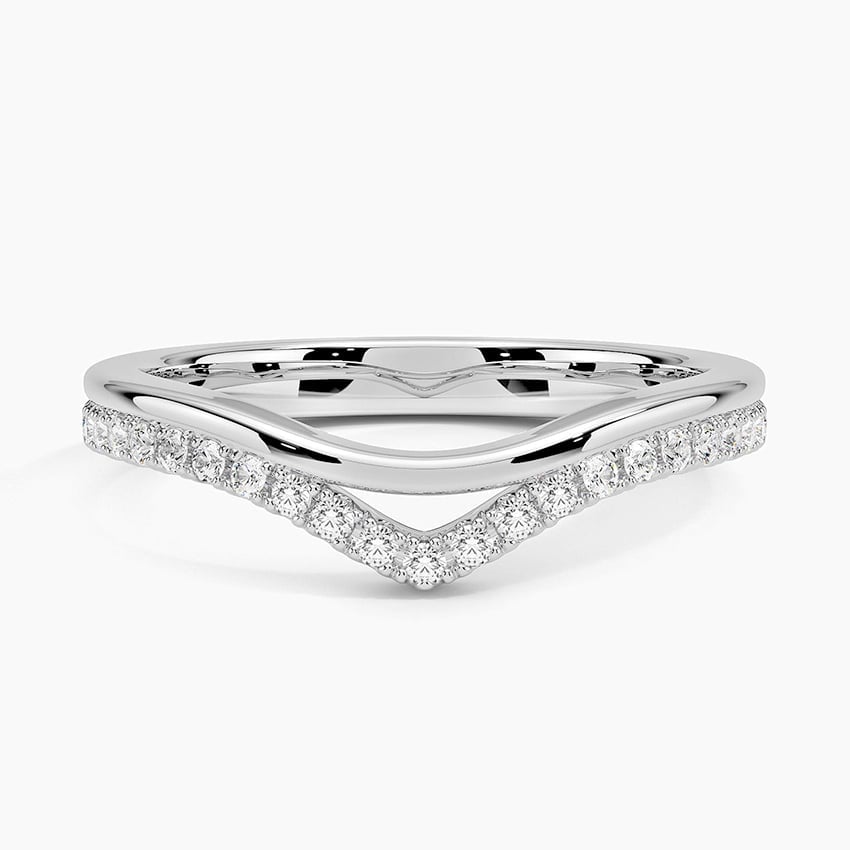 Rose gold diamond engagement ring with surprise diamond details
